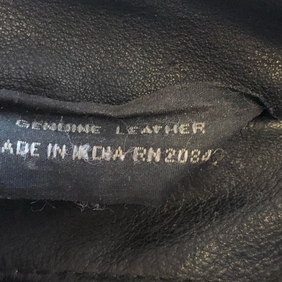 Excelled black genuine leather jacket 8 - Picture 15 of 16